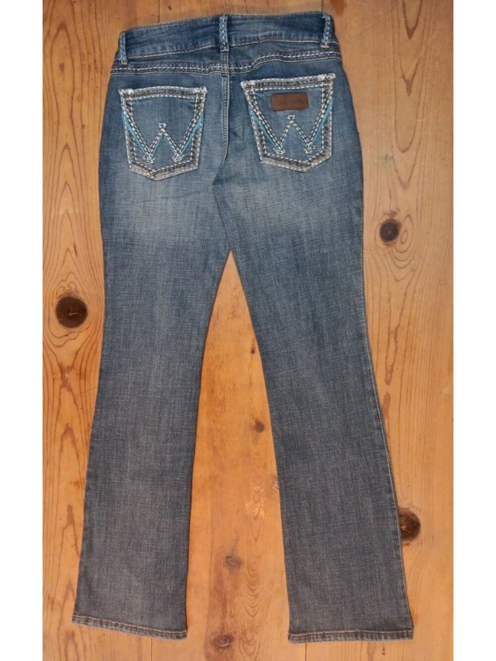 Wrangler Bootcut Retro Sadie Jeans Junior 11 / 12 Cowgirl Western Blue 1007MWZDW